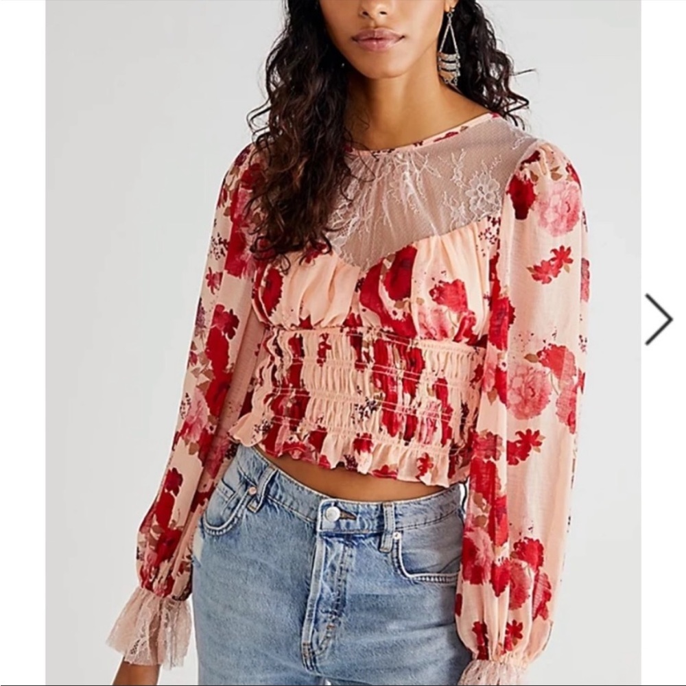 Free People Daphne Blouse NWT Medium